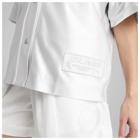 Puma Γυναικεία ζακέτα Jer-She Baseball-Inspired Jersey